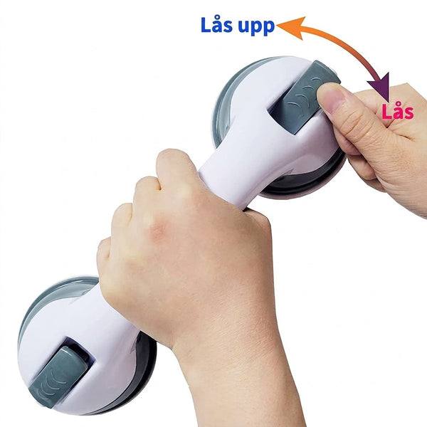 Säkerhetshandtag för Dusch och Badrum med Sugkoppar (2-pack)